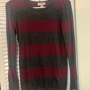 Loft Gray/Purple Sweater